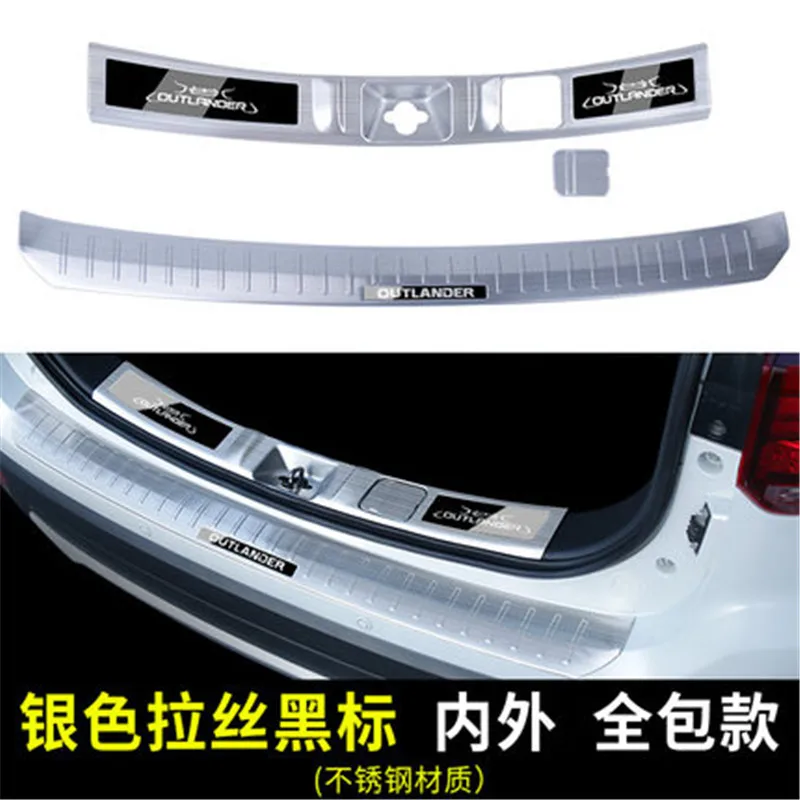 For Mitsubishi Outlander 2016 2017 2018 2pcs high quality Stainless Steel Rear Bumper Protector Sill Trunk Tread Plate Trim Fit
For Mitsubishi Outlander 2016 2017 2018 2pcs high quality Stainless Steel Rear Bumper Protector Sill Trunk Tread Plate Trim Fit