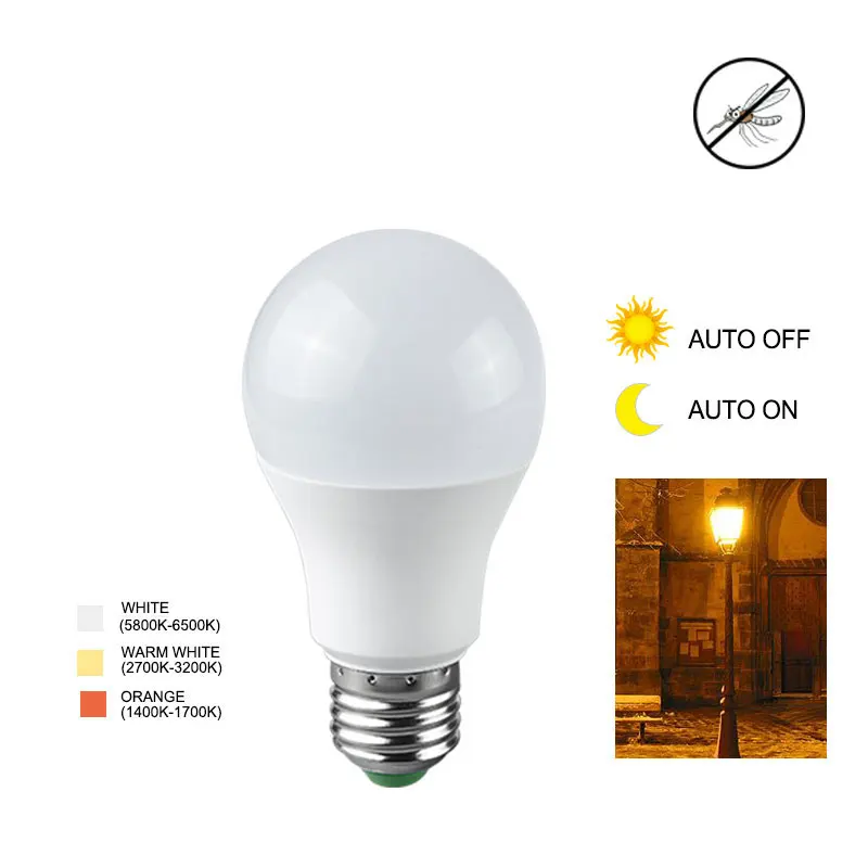 Vacamm LED Street Light Sensor Lights E27 B22 Bulb 10W 15W Automatic Dusk to Dawn Auto ON/OFF Globe Lampada Emergency Lighting
Vacamm LED Street Light Sensor Lights E27 B22 Bulb 10W 15W Automatic Dusk to Dawn Auto ON/OFF Globe Lampada Emergency Lighting