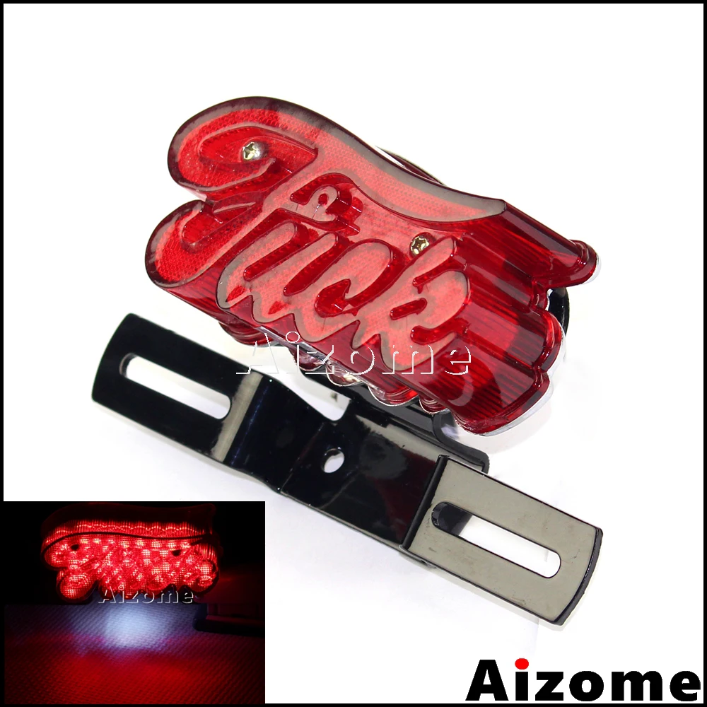 Motorcycle Fk Tail Light For Harley Tri BSA Bobber Chopper Cafe Racer Brake Lamp Red Stop Light Taillight Bracket
Motorcycle Fk Tail Light For Harley Tri BSA Bobber Chopper Cafe Racer Brake Lamp Red Stop Light Taillight Bracket