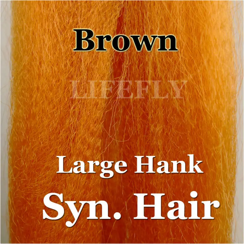 Brown Color / Large Hank of Synthetic Hair, Super Hair, Fly Tying, Jig, Lure Making
Brown Color / Large Hank of Synthetic Hair, Super Hair, Fly Tying, Jig, Lure Making