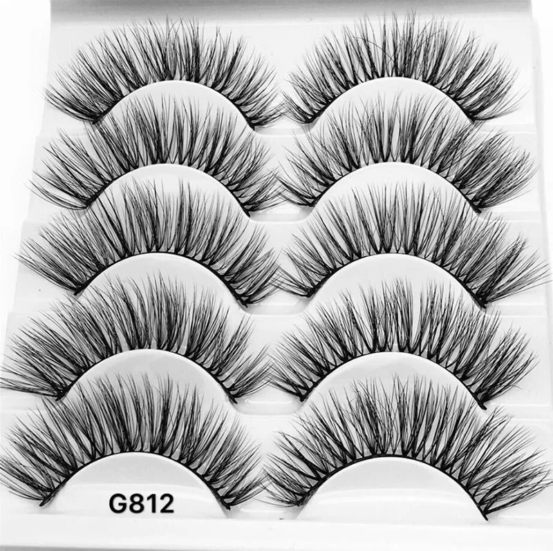 10 X 5 Pairs Luxurious 100% Real Mink 3D False Eyelashes Natural Wispy Fake Eye Lashes
10 X 5 Pairs Luxurious 100% Real Mink 3D False Eyelashes Natural Wispy Fake Eye Lashes