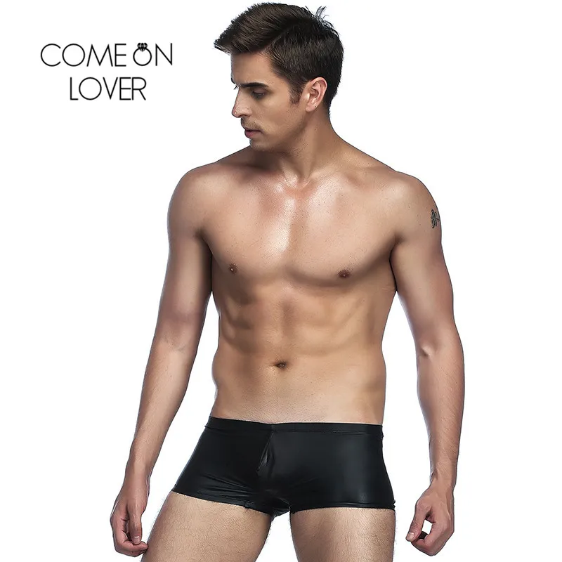 Comeonlover S-6XL Plus Size Boxers Mens Underwear Low Waist Hot Faux Leather Men Boxers Solid Stretchy Sexy Shorts Male MPL006
Comeonlover S-6XL Plus Size Boxers Mens Underwear Low Waist Hot Faux Leather Men Boxers Solid Stretchy Sexy Shorts Male MPL006