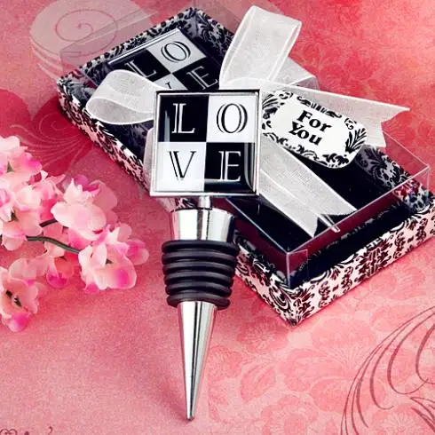 Factory Fast Delivery 15pcs/lot Wedding Favor Love Design Wine Bottle Stopper Creative Gifts Wholesale
Factory Fast Delivery 15pcs/lot Wedding Favor Love Design Wine Bottle Stopper Creative Gifts Wholesale
