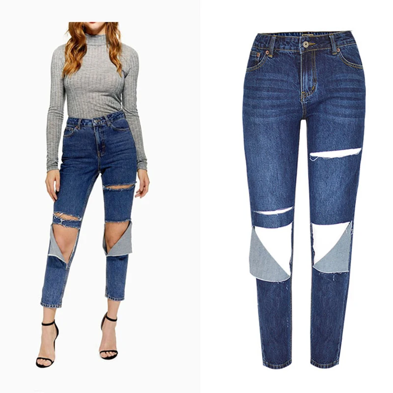 Summer High Waist Jeans Women Hole Ripped Denim Pants Trousers Women Loose Casual Distressed 100% Cotton Denim Jeans Trousers
Summer High Waist Jeans Women Hole Ripped Denim Pants Trousers Women Loose Casual Distressed 100% Cotton Denim Jeans Trousers