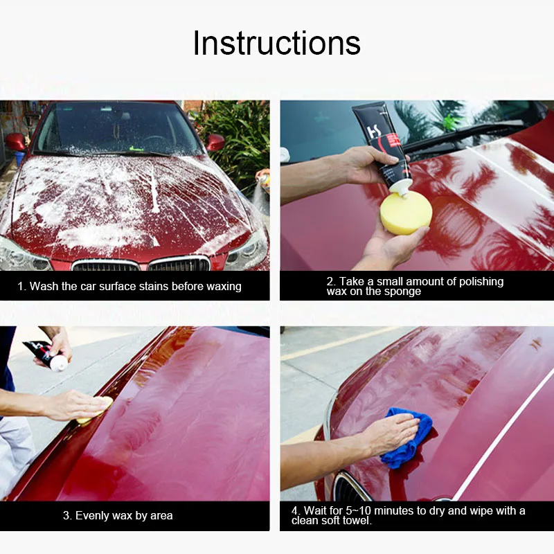 Hot Car Paint Scratch Polishing Wax Grinding Compound Motorcycle Paste Repair Wax Tool BX
Hot Car Paint Scratch Polishing Wax Grinding Compound Motorcycle Paste Repair Wax Tool BX