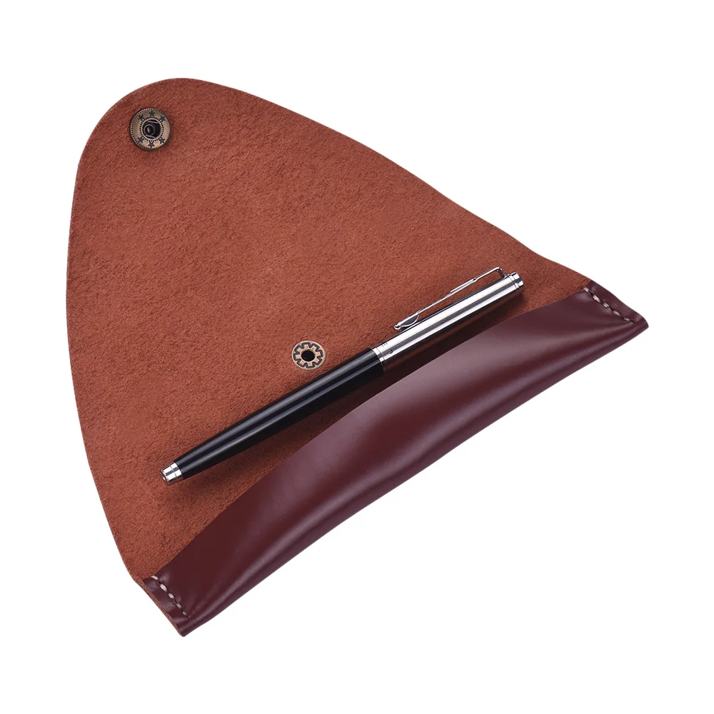 7 * 1.2''Antique Leather Pen Case School Bag Fountain Handmade Sleeve Bag Pouch Protector for Single Pen Stylus Ballpoint
7 * 1.2''Antique Leather Pen Case School Bag Fountain Handmade Sleeve Bag Pouch Protector for Single Pen Stylus Ballpoint