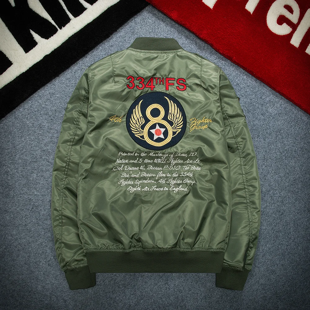 MA1 Men Winter Warm Military Airborne Flight Tactical Bomber Jacket Army Air Force Fly Pilot Jacket Aviator Motorcycle thin Coat
MA1 Men Winter Warm Military Airborne Flight Tactical Bomber Jacket Army Air Force Fly Pilot Jacket Aviator Motorcycle thin Coat