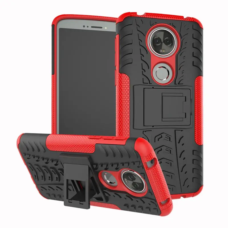Сверхмощный чехол для Motorola Moto G7 G6 E5 E4 Z4 Z3 Z2 Play Plus One Power Kickstand Armor Hybrid TPU + PC жесткие