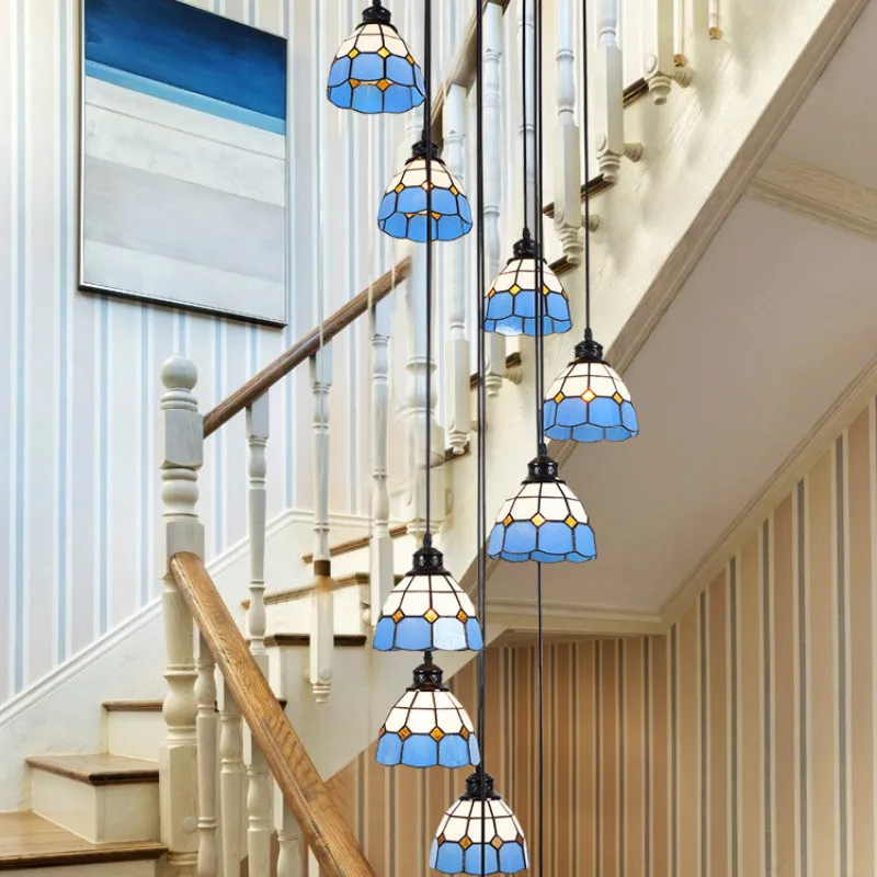 Custom Mediterranean stair light creative pick high jump layer loft duplex floor rotating long Pendant Lights wf4261431
Custom Mediterranean stair light creative pick high jump layer loft duplex floor rotating long Pendant Lights wf4261431