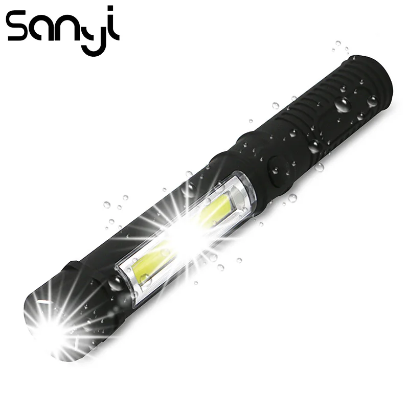 Multifunction COB LED Mini Pen Light Work Inspection LED Flashlight Torch Lamp With the Bottom Magnet and Clip Black/Red/Blue
Multifunction COB LED Mini Pen Light Work Inspection LED Flashlight Torch Lamp With the Bottom Magnet and Clip Black/Red/Blue