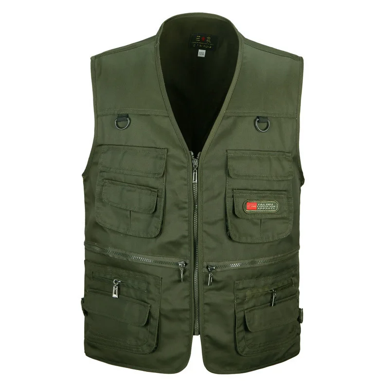 The middle men's vest V-neck collar photography vest outdoor casual vest male with many pockets multifunctional Fishing vest
The middle men's vest V-neck collar photography vest outdoor casual vest male with many pockets multifunctional Fishing vest