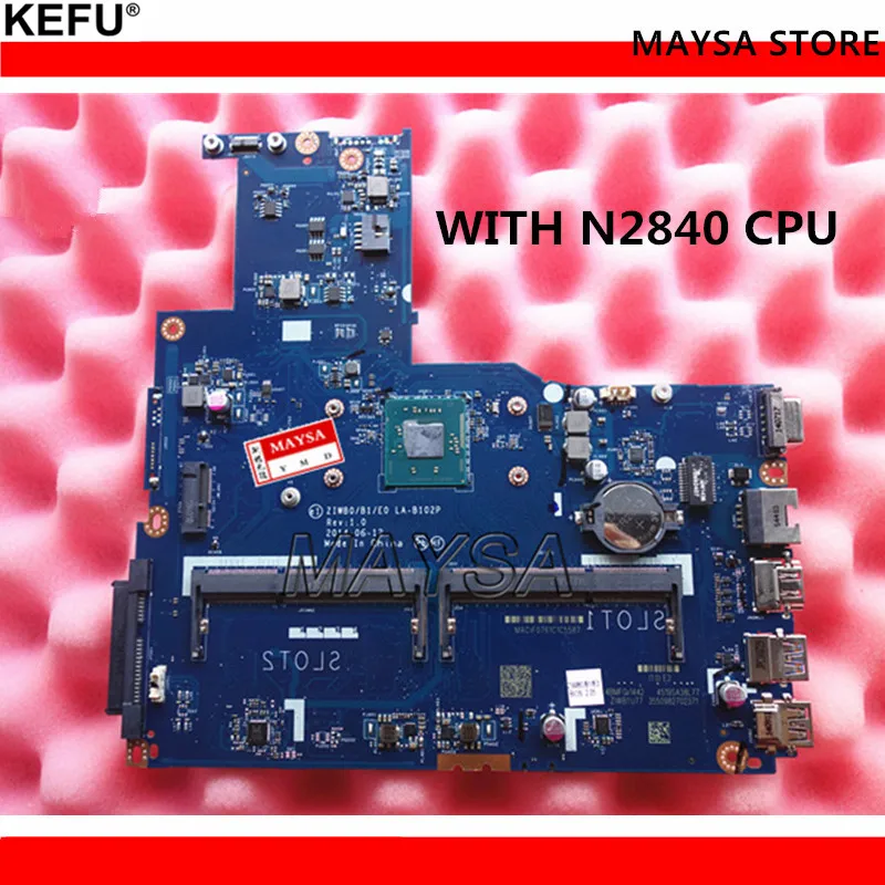 Оригинальная материнская плата ZIWB0/B1/E0 LA B102P для ноутбука подходит Lenovo B50 30 15