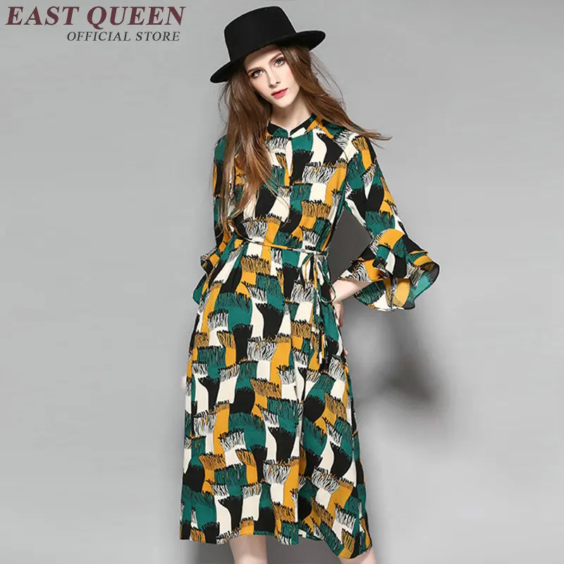Women Elegant Vintage Dress Butterfly Sleeve Printed Chiffon Dress Retro Party Dress KK1128 A
Women Elegant Vintage Dress Butterfly Sleeve Printed Chiffon Dress Retro Party Dress KK1128 A