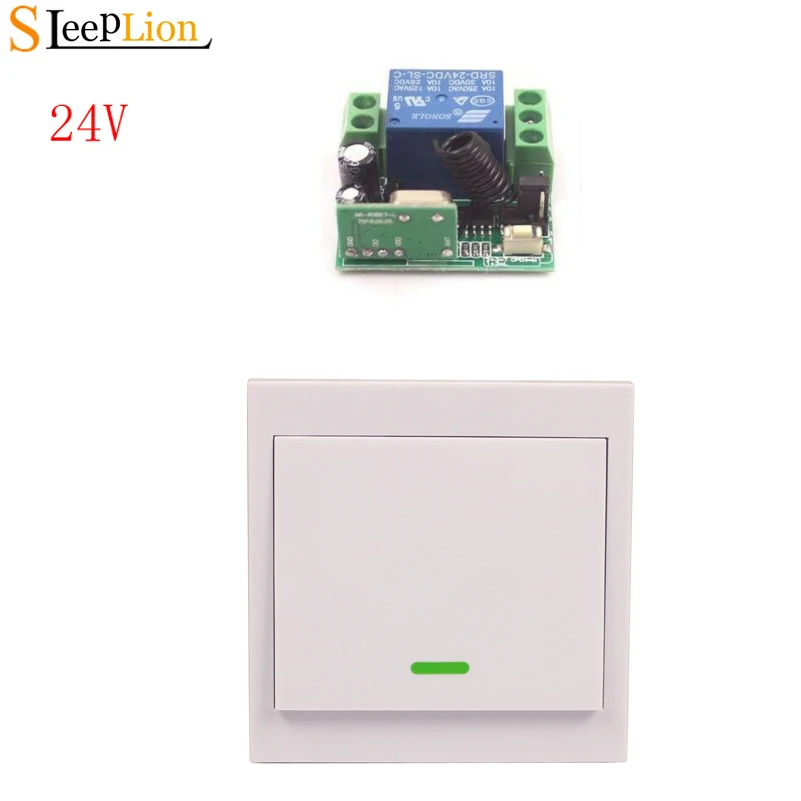 Sleeplion Remote Control Switch 24V Lamp Light Motor Door Gate Wireless Switch 24V Wall Control 1/2/3 Controller Transmitter
Sleeplion Remote Control Switch 24V Lamp Light Motor Door Gate Wireless Switch 24V Wall Control 1/2/3 Controller Transmitter