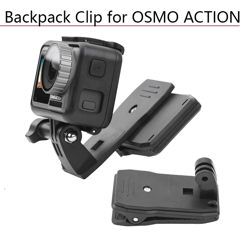 360 Rotary Backpack Clip Bracket Clamp Portable Carrying Mount Fixed Adapter Holder for DJI OSMO Action Sport Camera Accessories
360 Rotary Backpack Clip Bracket Clamp Portable Carrying Mount Fixed Adapter Holder for DJI OSMO Action Sport Camera Accessories