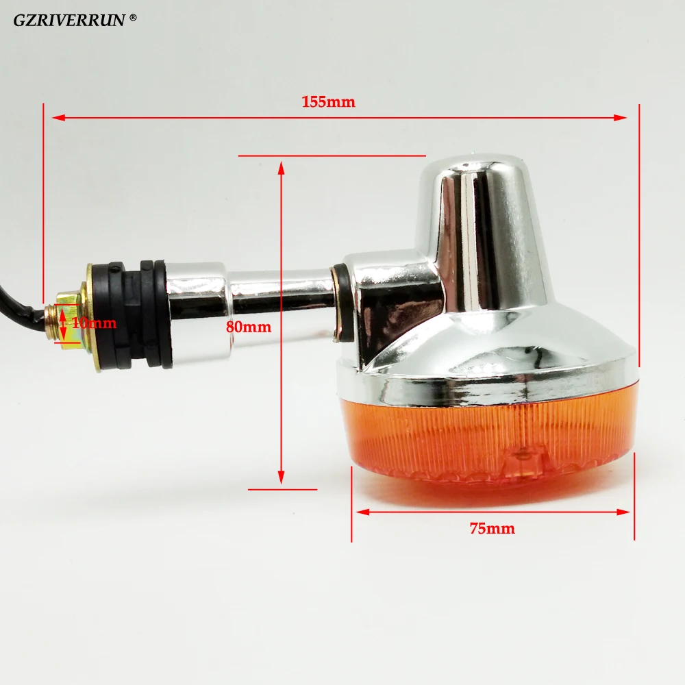 Top Motorcycle Turn Signal LED Universal Amber Light Chrome Pair Round Indicator For KTM Harley Touring MT09 Chopper ...
Top Motorcycle Turn Signal LED Universal Amber Light Chrome Pair Round Indicator For KTM Harley Touring MT09 Chopper ...