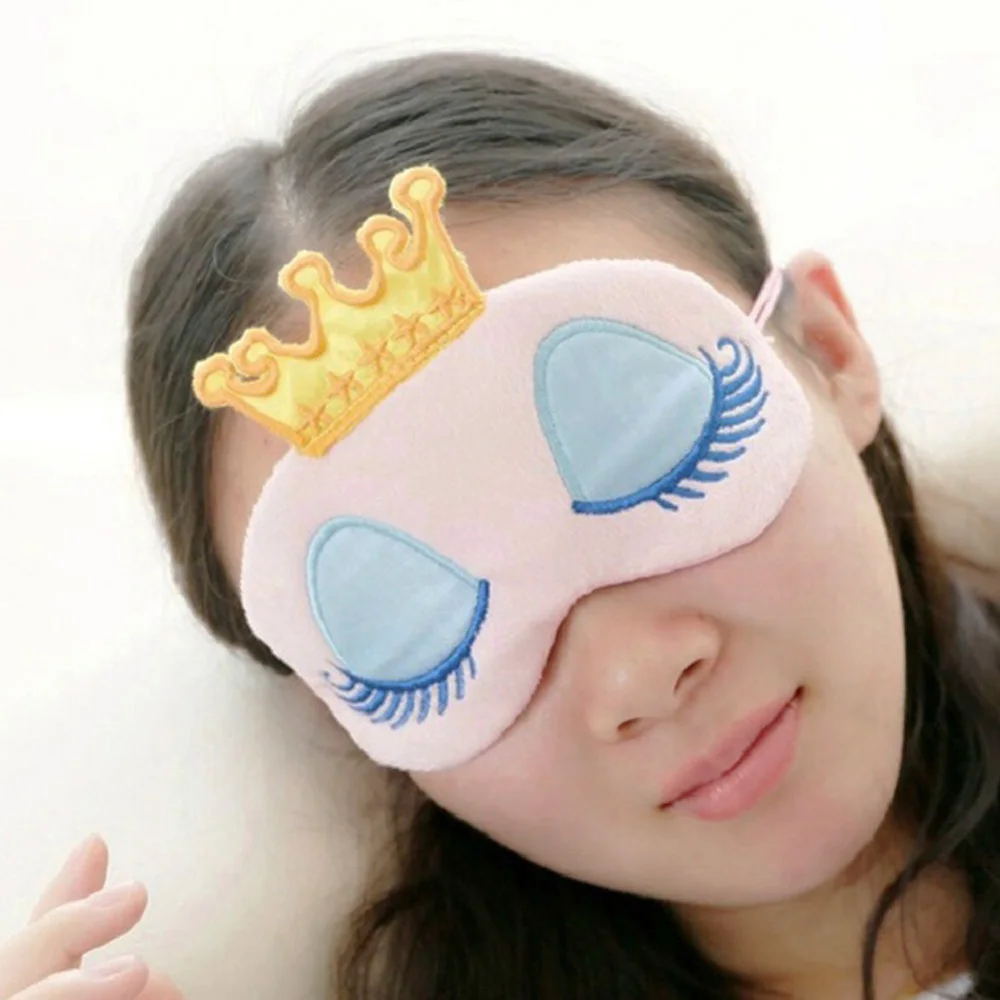 1 PC Cute Women Baby Long Cilia & Crown Fantasy Eyes Cover Travel Face Traveling Sleeping Blindfold Shade Eye Mask Makeup Tools
1 PC Cute Women Baby Long Cilia & Crown Fantasy Eyes Cover Travel Face Traveling Sleeping Blindfold Shade Eye Mask Makeup Tools