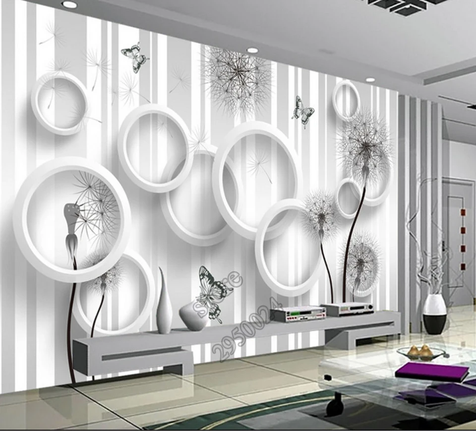 custom 3d modern fashion wallpaper for living room TV background wall decorate wall mural stereoscopic white ring circle mural
custom 3d modern fashion wallpaper for living room TV background wall decorate wall mural stereoscopic white ring circle mural