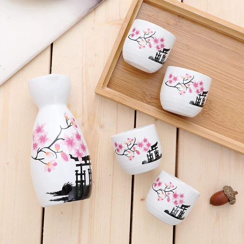 5Pcs/Lot Japan Porcelain Vintage Ceramic Pot Flagon Liquor Spirits Cups Set Kitchen Dining Bar Drinkware Japanese Sake Wine Set
5Pcs/Lot Japan Porcelain Vintage Ceramic Pot Flagon Liquor Spirits Cups Set Kitchen Dining Bar Drinkware Japanese Sake Wine Set