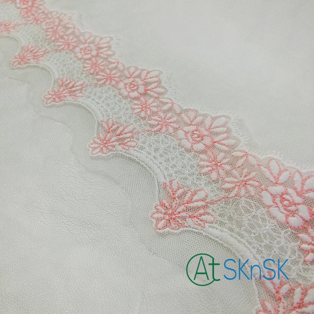Newest lace 100 yards/ lot 7cm Width pink white Lace Trim african dress lace sewing wedding embroidered lace with multi color
Newest lace 100 yards/ lot 7cm Width pink white Lace Trim african dress lace sewing wedding embroidered lace with multi color