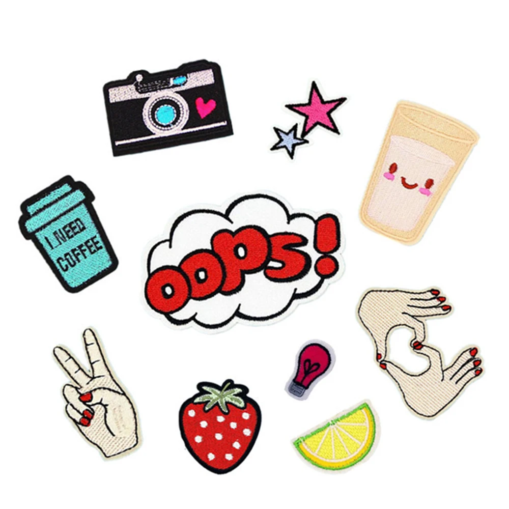 Exquisite computer embroidery cloth paste milk cup strawberry DIY clothing decoration cloth paste D-017
Exquisite computer embroidery cloth paste milk cup strawberry DIY clothing decoration cloth paste D-017