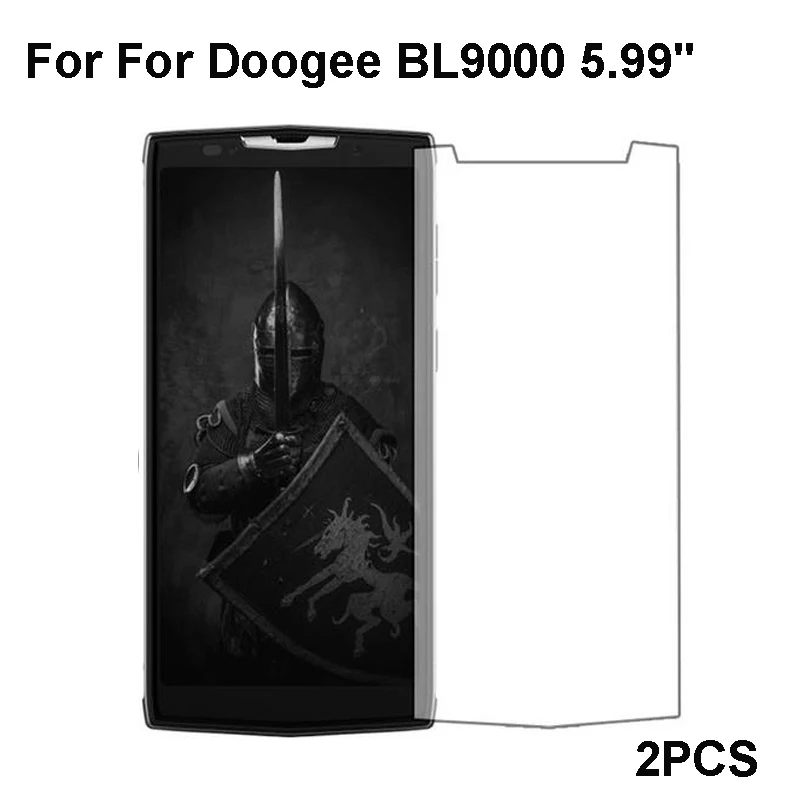 Закаленное стекло Doogee BL9000 2 шт. Высококачественная Взрывозащищенная защитная