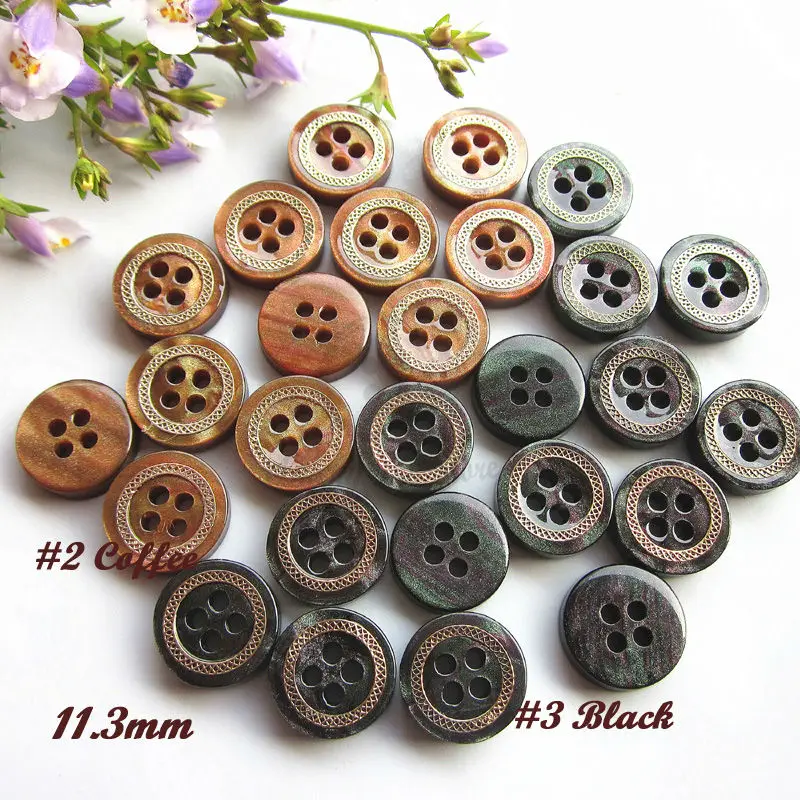 2016 NEW 11.3mm white / Coffee / Black 4 holes copper inlaid Pearlescent boutique shirt buttons for high grade man women shirts
2016 NEW 11.3mm white / Coffee / Black 4 holes copper inlaid Pearlescent boutique shirt buttons for high grade man women shirts