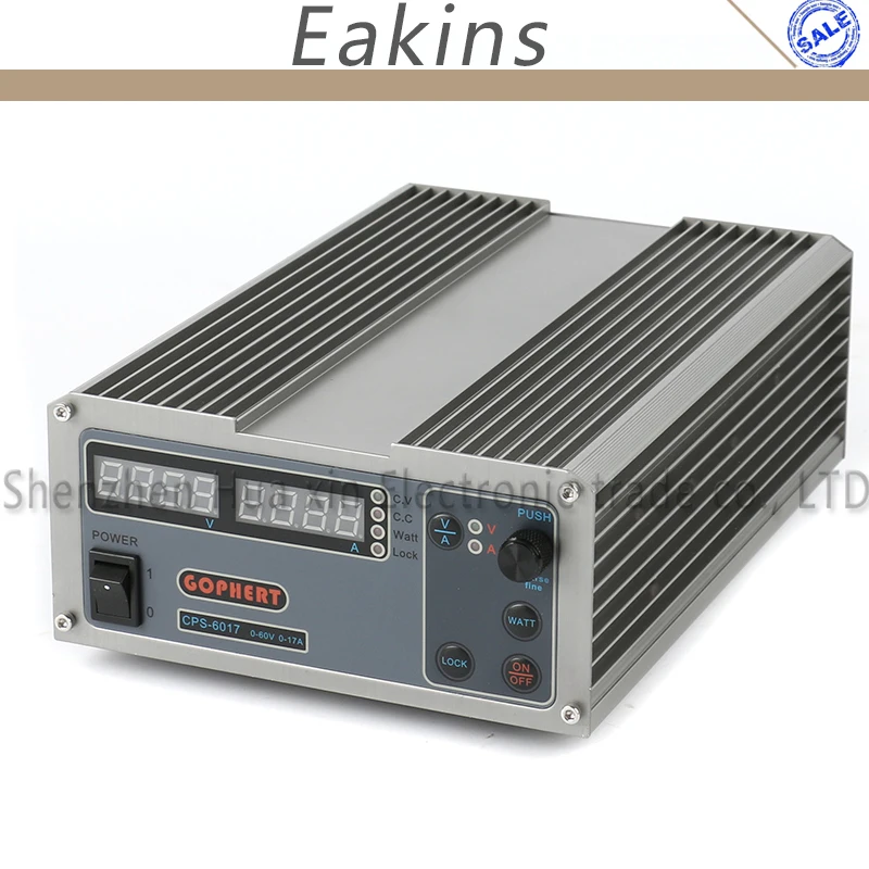 CPS-6017 MCU PFC компактный цифровой Регулируемый источник питания постоянного тока лабораторный телефонный импульсный источник питания 60 в 17 а 30 в 10 А 5 А ЕС 220 В
CPS-6017 MCU PFC компактный цифровой Регулируемый источник питания постоянного тока лабораторный телефонный импульсный источник питания 60 в 17 а 30 в 10 А 5 А ЕС 220 В