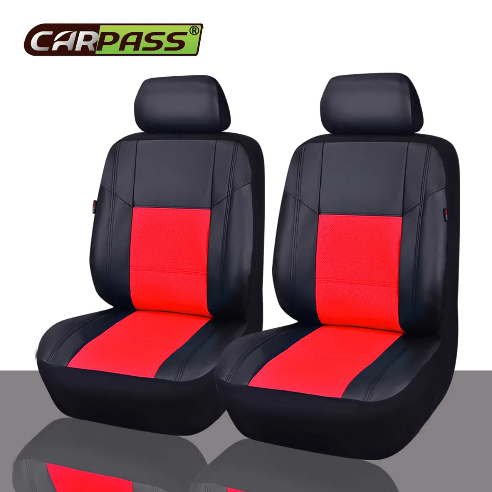 Car-pass Universal Two Front Car Seat Cover Black Red Color Aritifical Leather Car Accessories Car Seat Cover for Nissan Lada
Car-pass Universal Two Front Car Seat Cover Black Red Color Aritifical Leather Car Accessories Car Seat Cover for Nissan Lada