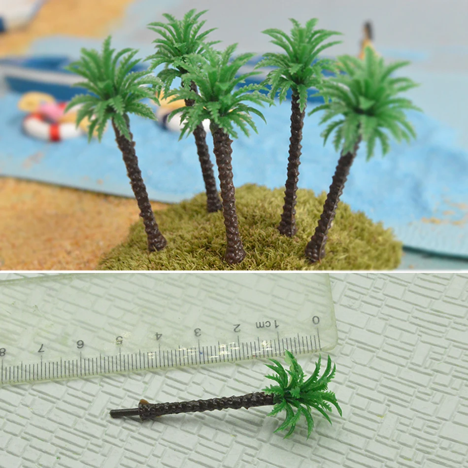Модель &quotСделай своими руками" пластиковая Пальма дерево Пейзаж миниатюрный