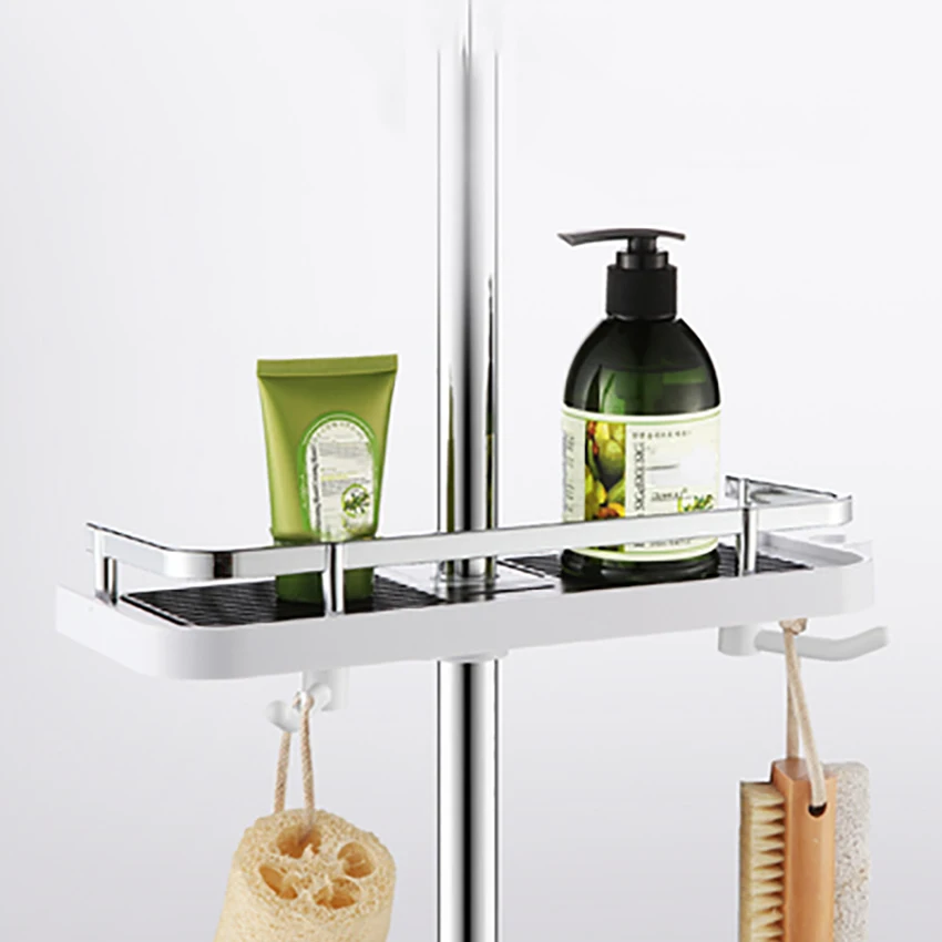 Bathroom Pole Shower Storage Rack Holder Organizer Bathroom Shelves Shower Shampoo Tray Shower Head Holder
Bathroom Pole Shower Storage Rack Holder Organizer Bathroom Shelves Shower Shampoo Tray Shower Head Holder