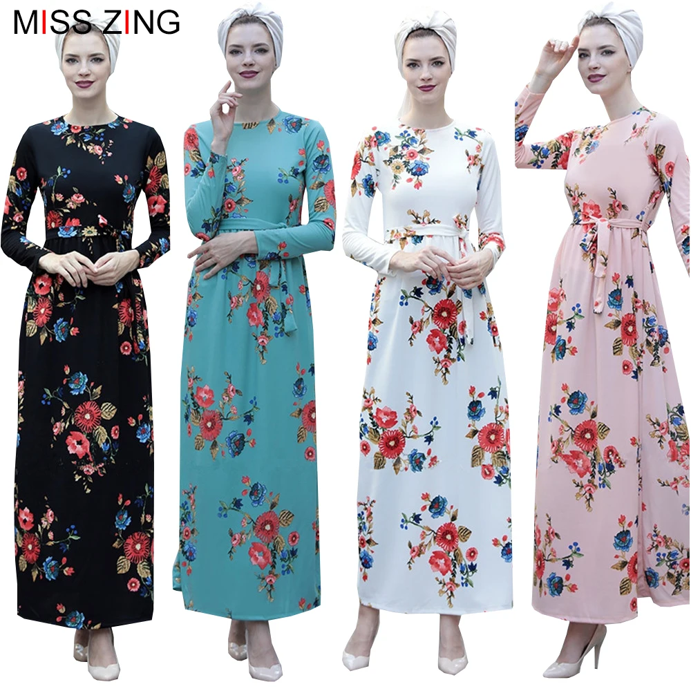 Fashion Women Print Flower Full Dress Maxi Abaya Skirt Kimono Loose Robe Gowns Muslim Clothing Middle East Islamic Prayer Dress
Fashion Women Print Flower Full Dress Maxi Abaya Skirt Kimono Loose Robe Gowns Muslim Clothing Middle East Islamic Prayer Dress