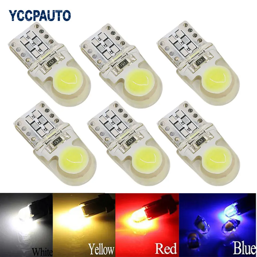 6Pcs Auto T10 LED W5W LED Bulbs White 194 168 LED Lamp 501 COB silicone shell Car LED Lights Super Bright Turn Side Light DC12V
6Pcs Auto T10 LED W5W LED Bulbs White 194 168 LED Lamp 501 COB silicone shell Car LED Lights Super Bright Turn Side Light DC12V