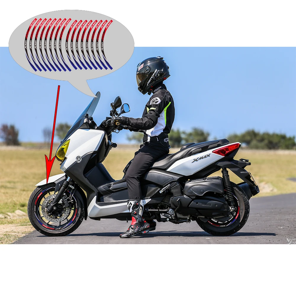 KODASKIN 2D Wheel Rim protection Waterproof Motorcycle accessory Sticker for Yamaha XMAX 125 XMAX 250
KODASKIN 2D Wheel Rim protection Waterproof Motorcycle accessory Sticker for Yamaha XMAX 125 XMAX 250