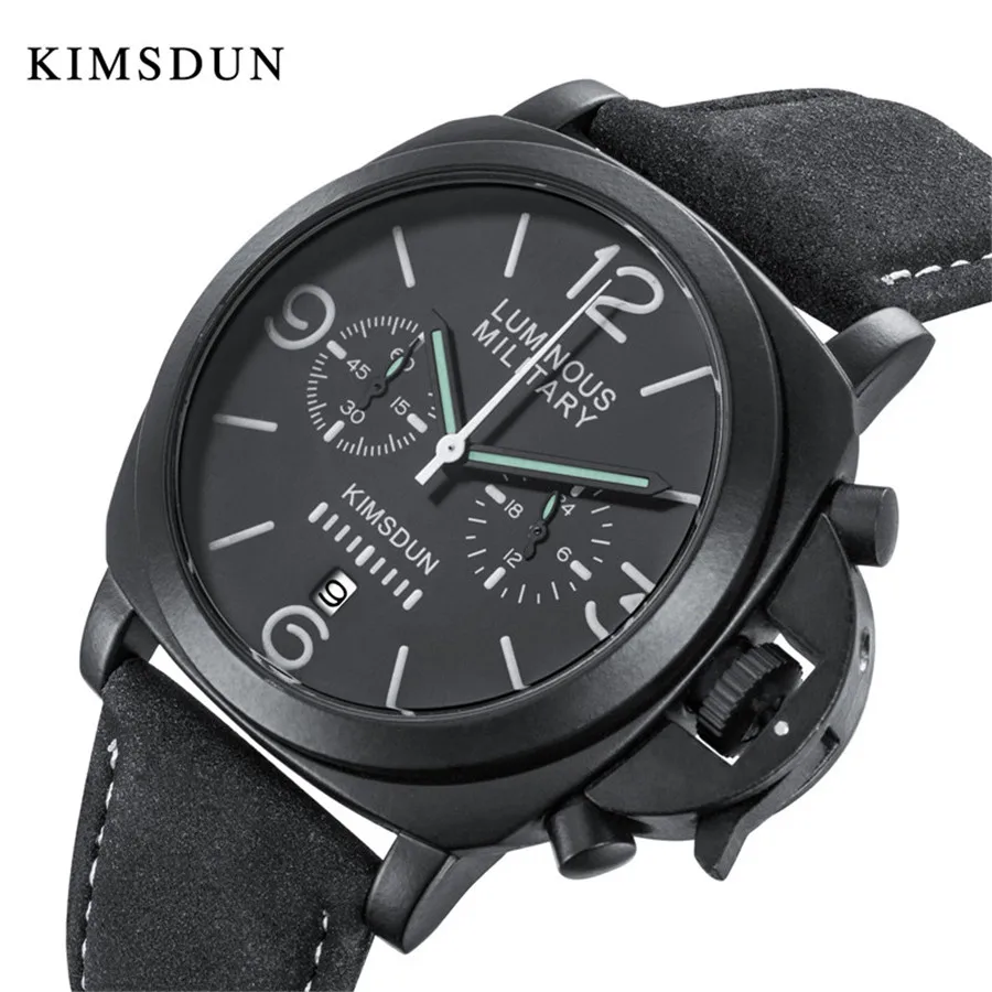 KIMSDUN Fashion Sport Watch Men Waterproof Leather Strap Wrist Watches Mens Luxury Brand Men's Wristwatch Quartz Male Clock
KIMSDUN Fashion Sport Watch Men Waterproof Leather Strap Wrist Watches Mens Luxury Brand Men's Wristwatch Quartz Male Clock