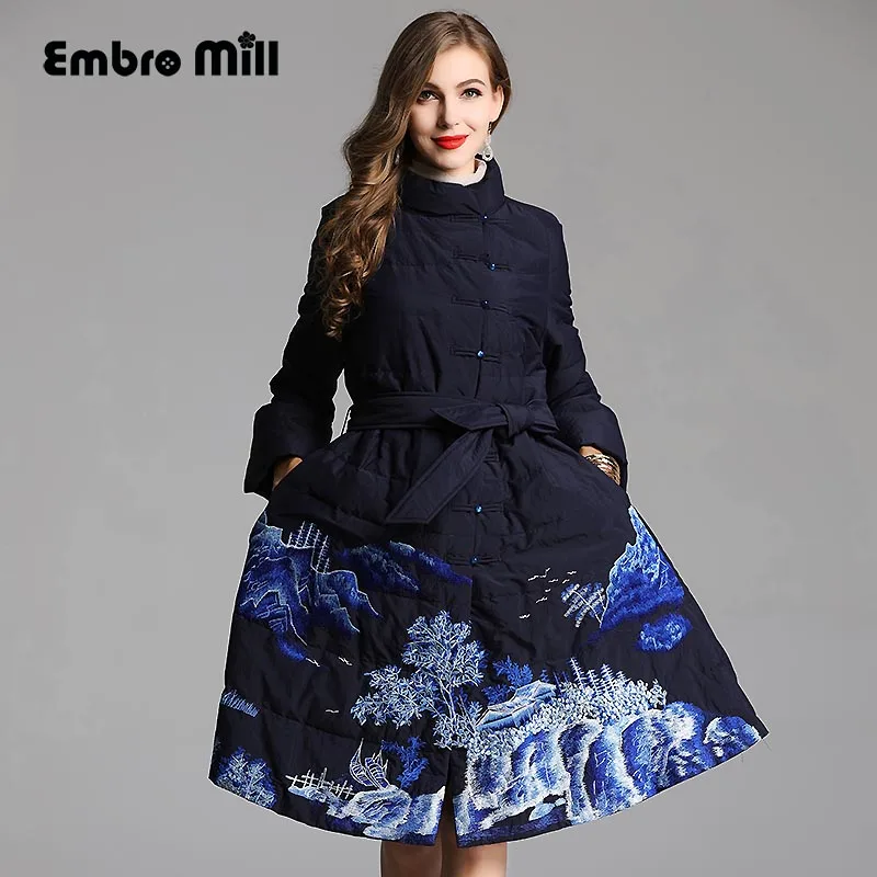 Royal embroidery flowers Down Jacket coat women winter flowers vintage lady floral loose White duck Down Parkas female L-XXXL
Royal embroidery flowers Down Jacket coat women winter flowers vintage lady floral loose White duck Down Parkas female L-XXXL