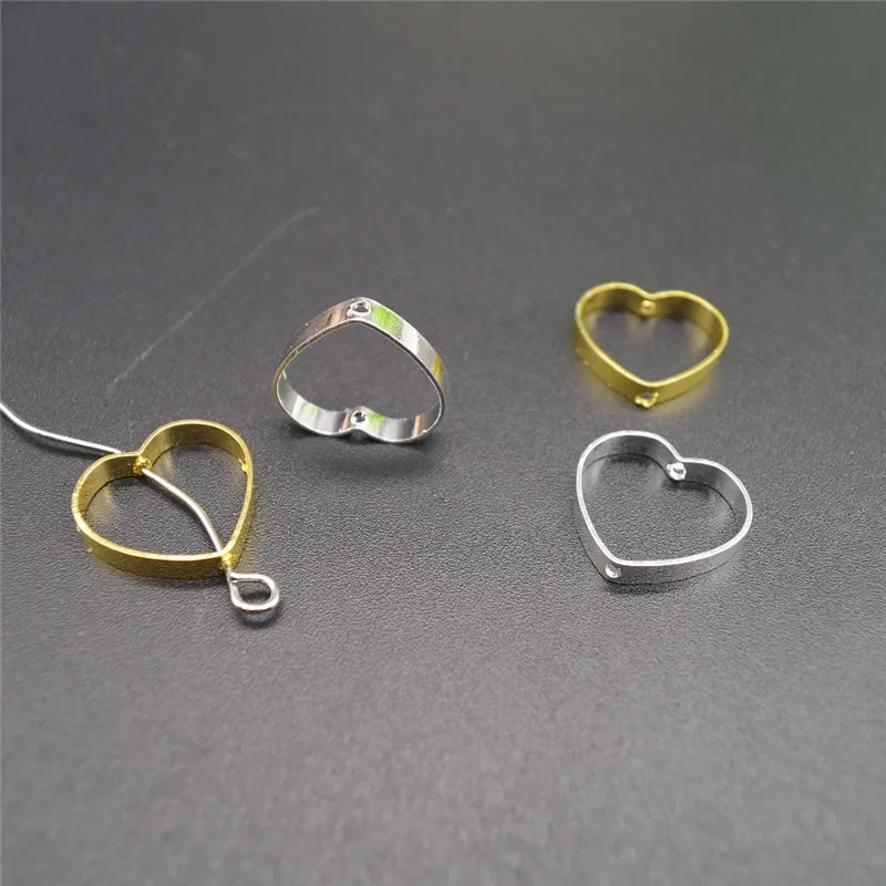 10pcs Copper Double Hole Heart Connectors Pendants for DIY Stud/Drop Earrings 10x10mm 13x13mm Gold Ear Jewelry Findings
10pcs Copper Double Hole Heart Connectors Pendants for DIY Stud/Drop Earrings 10x10mm 13x13mm Gold Ear Jewelry Findings