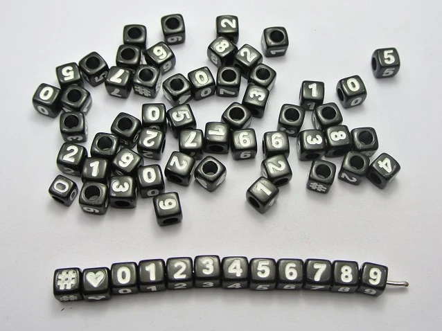Black Color Mixed Numbers Acrylic Cube Loose Beads For Loom Bracelet Jewelry Making 7x7mm 100pcs ZM-15
Black Color Mixed Numbers Acrylic Cube Loose Beads For Loom Bracelet Jewelry Making 7x7mm 100pcs ZM-15
