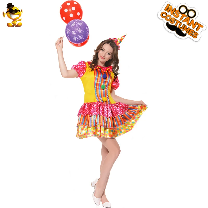 DSPLAY Fashionable Original Cosplay New Style Halloween Funny Colour Roleplay Pretty Clown Women's Temperament Suit
DSPLAY Fashionable Original Cosplay New Style Halloween Funny Colour Roleplay Pretty Clown Women's Temperament Suit
