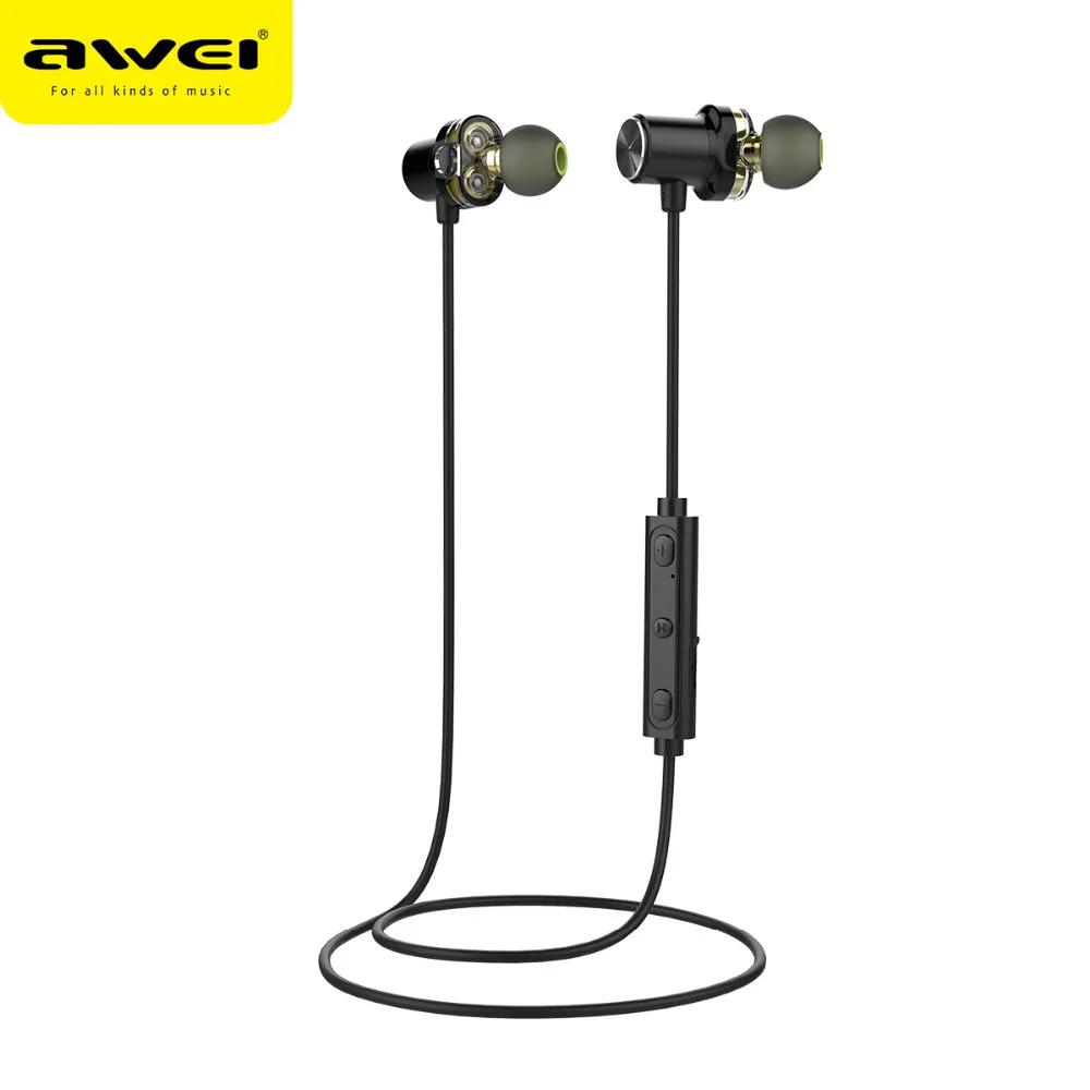 AWEI X650BL Беспроводной Bluetooth наушники IPX5 Водонепроницаемый Спорт Шум отмена CVC6.0