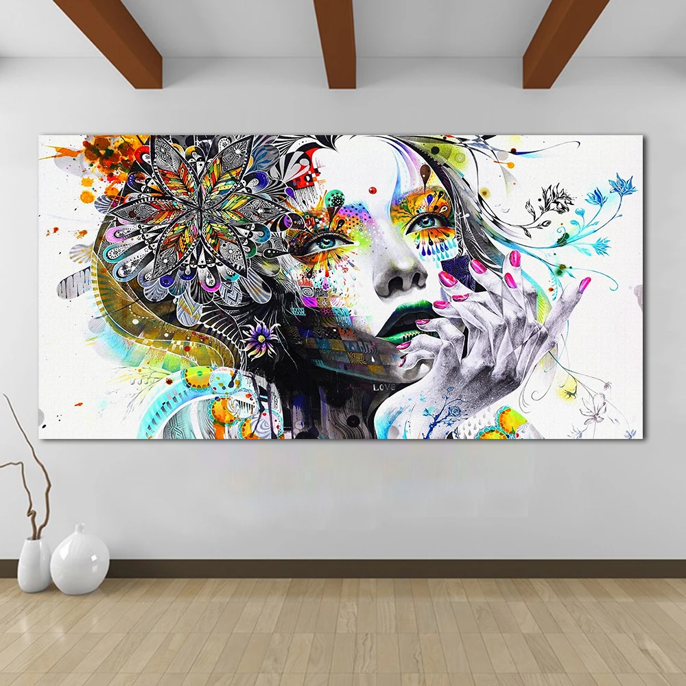 Wall Art Picture Canvas Oil Painting Modern wall art girl with flowers Print For Living Room Home Decor No Frame print H215
Wall Art Picture Canvas Oil Painting Modern wall art girl with flowers Print For Living Room Home Decor No Frame print H215