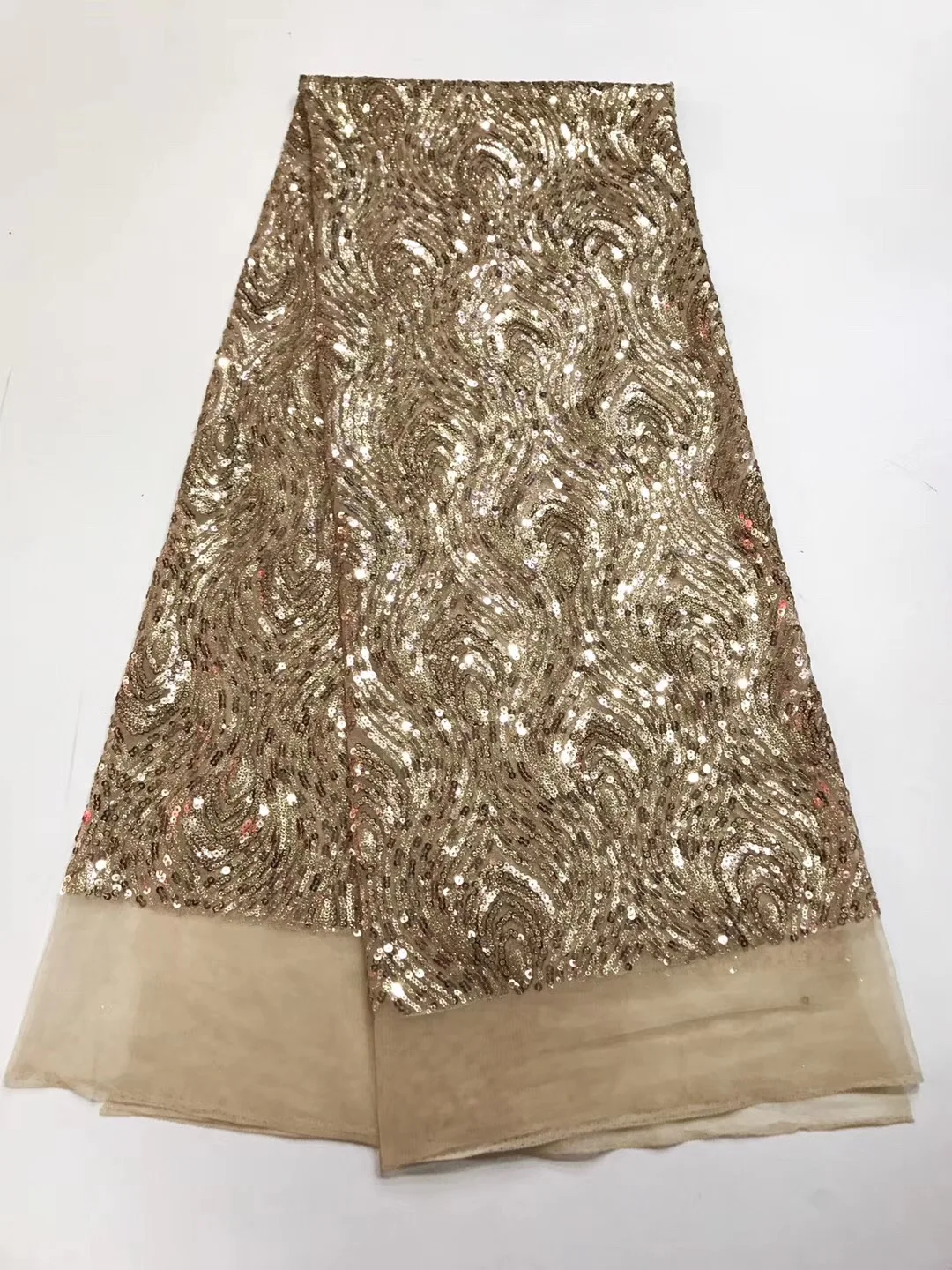 Latest French Nigerian Laces Fabrics High Quality Tulle African Laces Fabric Wedding African French Net Lace Fabric J1771 Gold
Latest French Nigerian Laces Fabrics High Quality Tulle African Laces Fabric Wedding African French Net Lace Fabric J1771 Gold