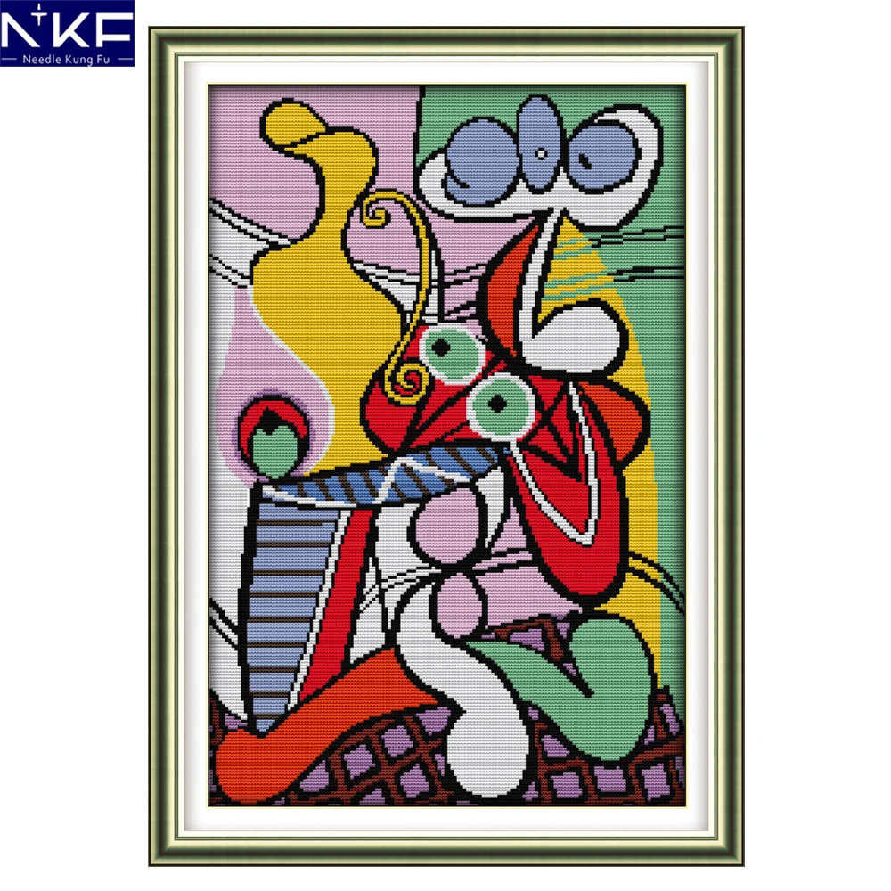 Набор для вышивки крестиком NKF Picasso's Still Life, наборы для вышивки крестиком ручной работы, Китайская вышивка крестиком для Рождественского укр...
Набор для вышивки крестиком NKF Picasso's Still Life, наборы для вышивки крестиком ручной работы, Китайская вышивка крестиком для Рождественского укр...