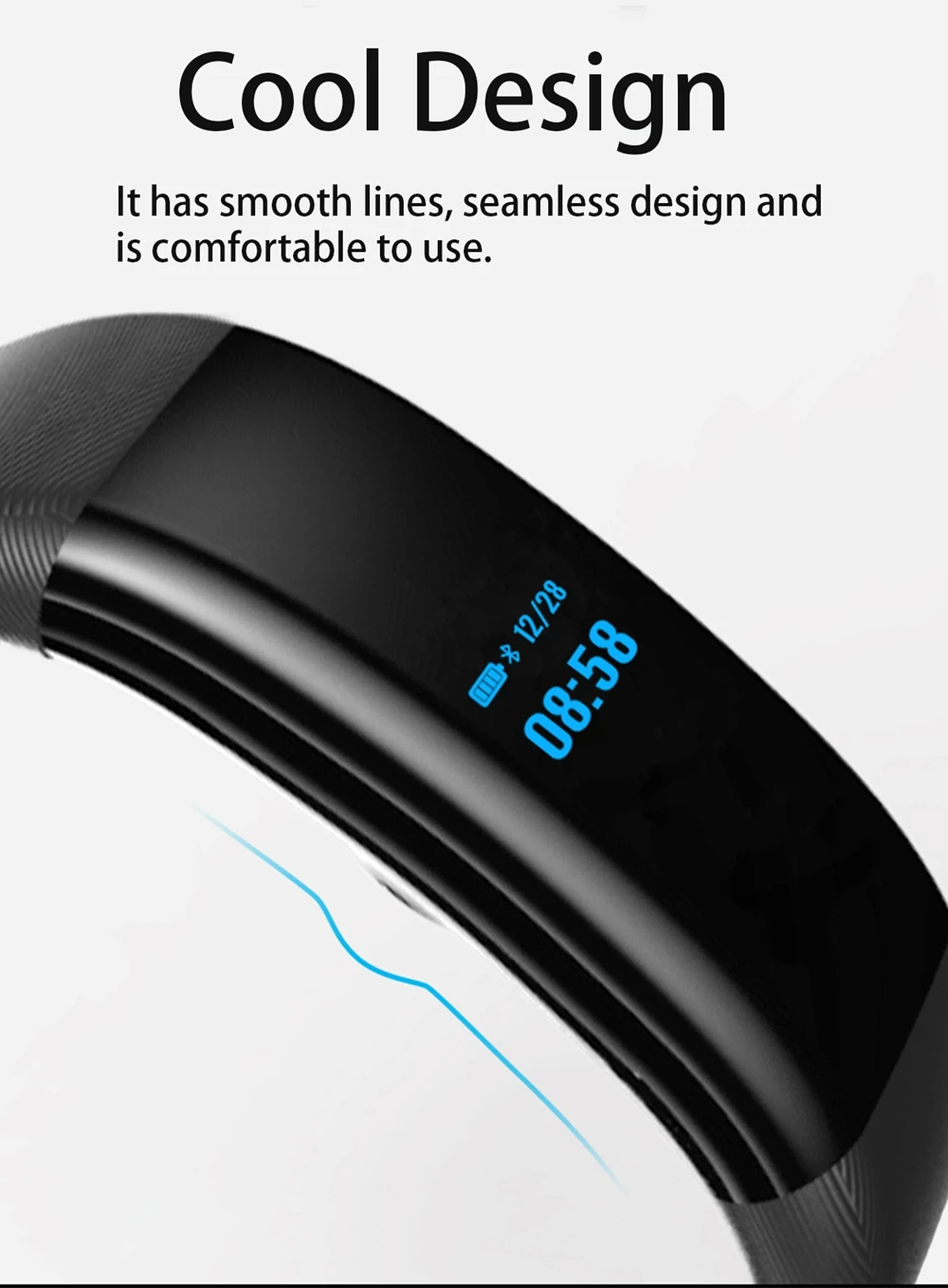 Bounabay Smart Браслет часы для женщин дамы Bluetooth Apple IOS и Android телефон женщина Touch