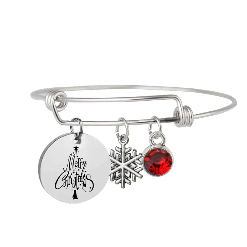 Personalized Engraved Christmas Silver Charm Bangle Bracelet Dog for Family Member Gift Birthstone Charms Collier Femme 14497
Personalized Engraved Christmas Silver Charm Bangle Bracelet Dog for Family Member Gift Birthstone Charms Collier Femme 14497