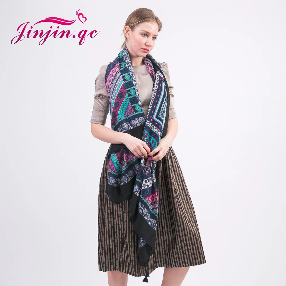 Jinjin. QC 2019 Хлопок Богемский Геометрический Шарф С Кисточками Пашмины С Шарфы С Кисточками и Шали Женский Шарф для Женщин
Jinjin. QC 2019 Хлопок Богемский Геометрический Шарф С Кисточками Пашмины С Шарфы С Кисточками и Шали Женский Шарф для Женщин