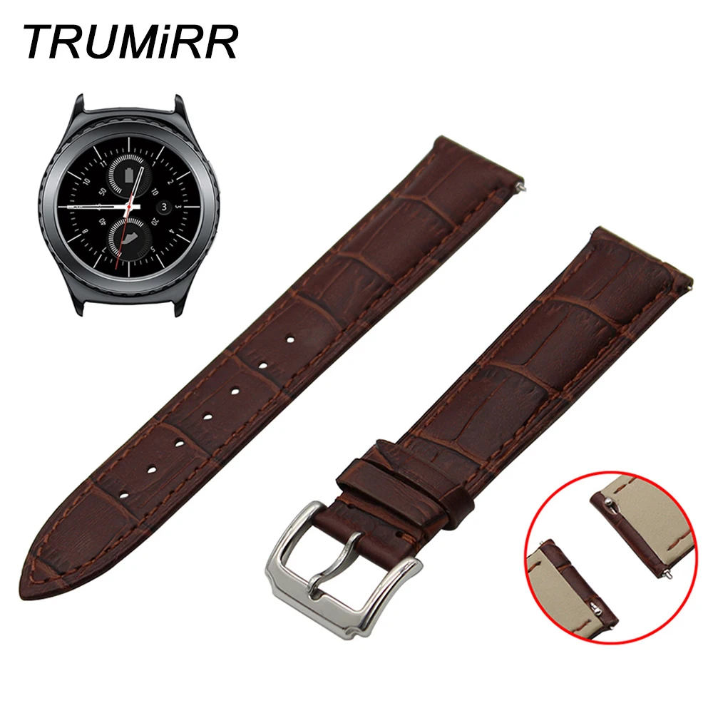 20mm Quick Release Watch Band 1st Layer Genuine Leather for Samsung Gear S2 Classic R732 R735 Moto 360 2 42mm Men Strap Bracelet
20mm Quick Release Watch Band 1st Layer Genuine Leather for Samsung Gear S2 Classic R732 R735 Moto 360 2 42mm Men Strap Bracelet