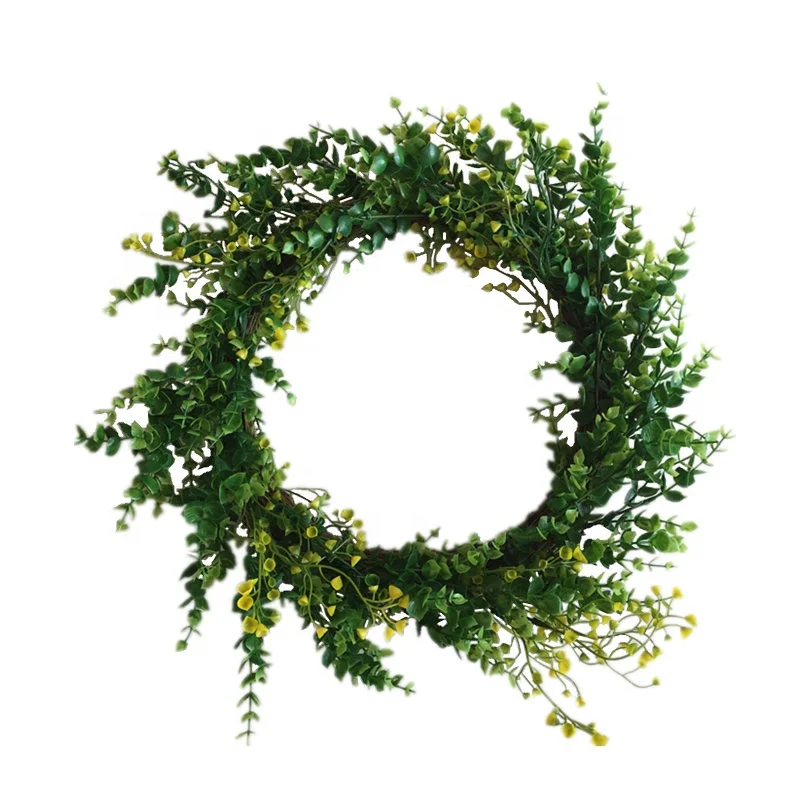 17 Inch Artificial Plastic Green Plants Eucalyptus Twig Base Garland Wreath 2019 Spring Season Decor Easter Door Decoration
17 Inch Artificial Plastic Green Plants Eucalyptus Twig Base Garland Wreath 2019 Spring Season Decor Easter Door Decoration