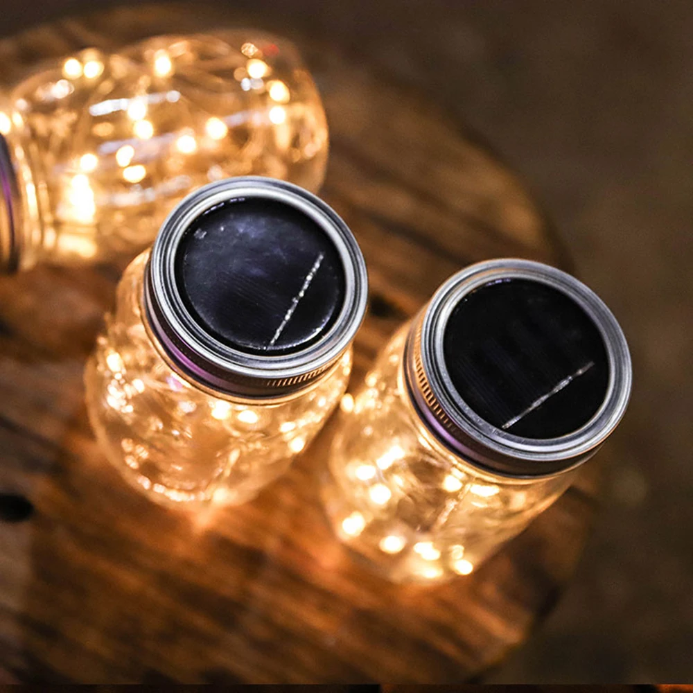 Solar Lamp String LED Fairy Light 10 LEDs Mason Jar Bottle Cap For Christmas Wedding Decoration Garden Party Lighting HQ
Solar Lamp String LED Fairy Light 10 LEDs Mason Jar Bottle Cap For Christmas Wedding Decoration Garden Party Lighting HQ