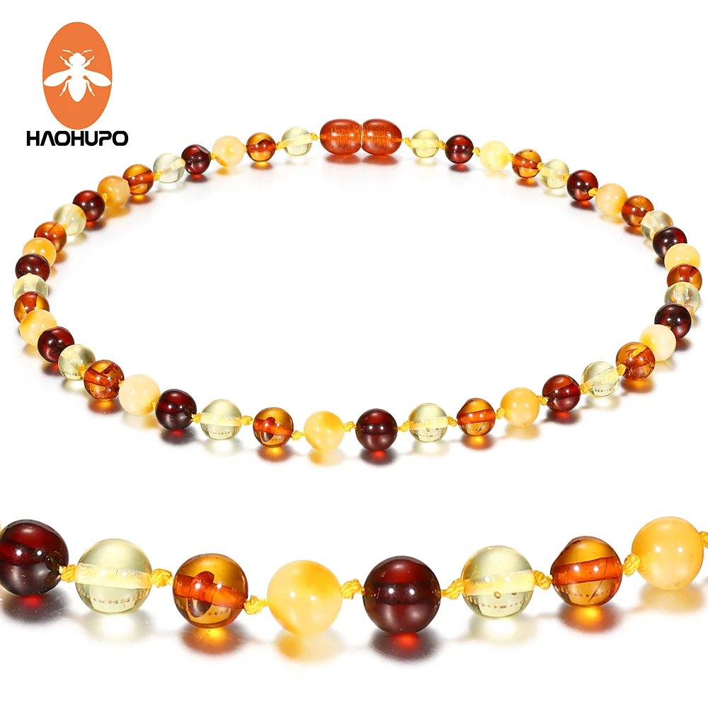 Hao Hu Po 5 Colors Classic Polished Amber Necklace for Baby Gifts Top Quality Handmade Baltic Natural Jewelry
Hao Hu Po 5 Colors Classic Polished Amber Necklace for Baby Gifts Top Quality Handmade Baltic Natural Jewelry